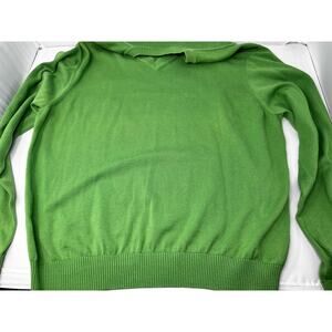 Bobby Jones Men's Green Pima Cotton Pullover Size Unknown Pre-Owned with Fading